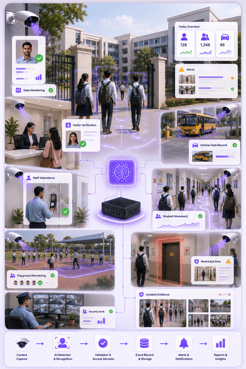 Schools and colleges AI video intelligence